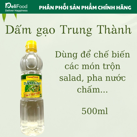Dấm gạo Trung Thành - chai 500ml