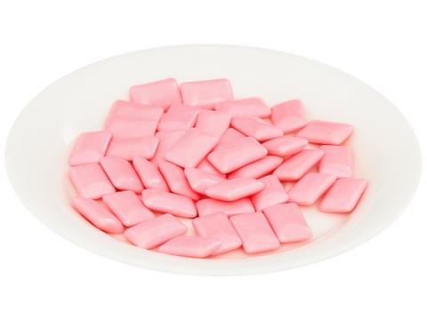 Kẹo gum không đường Lotte Xylitol hương Strawberry Mint hũ 55.1g