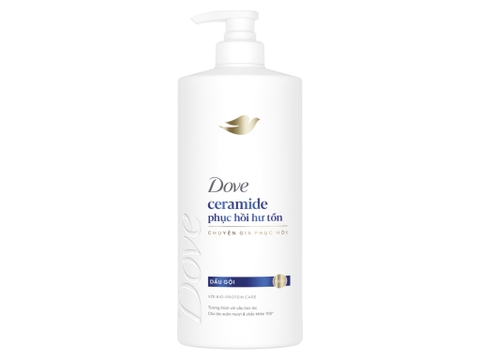 Dove dầu gội ceramide phục hồi hư tổn - chai 640g