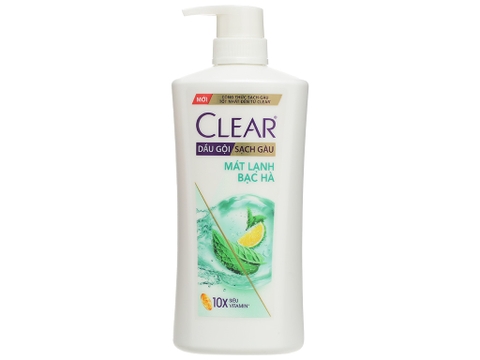 CLEAR dầu gội mát lạnh bạc hà 630g