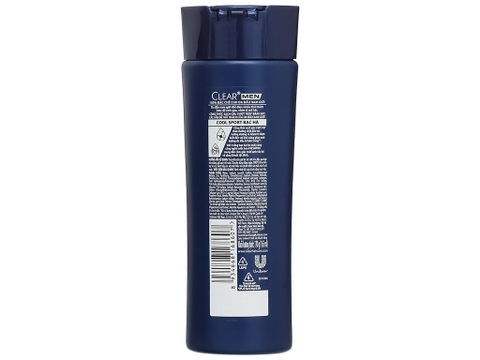 CLEAR MEN Dầu Gội Mát Lạnh Bạc Hà 170g