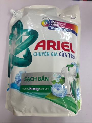 Nước Giặt Ariel Cửa Trên Ngăn Lem Màu Hương Nắng Sớm - Túi 4L