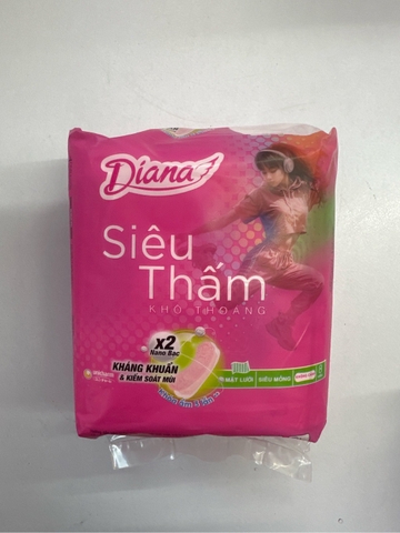 Băng vệ sinh Diana siêu mỏng không cánh - 8 miếng