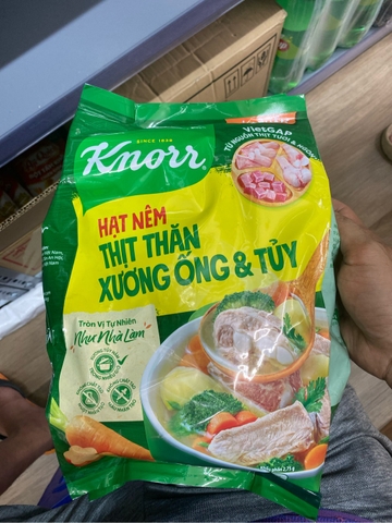 Hạt nêm Knorr thịt thăn xương ống và tủy - Túi 1,8kg