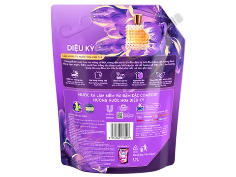 Comfort nước xả hương nước hoa diệu kì - túi 3,7Lít