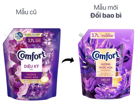 Comfort nước xả hương nước hoa diệu kì - túi 3,7Lít