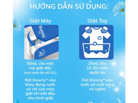 Nước Xả Vải Downy Làn Gió Mát - Túi 2.6L