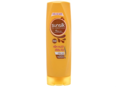 SUNSILK dầu xả mềm mượt diệu kỳ 320g - Nhãn vàng