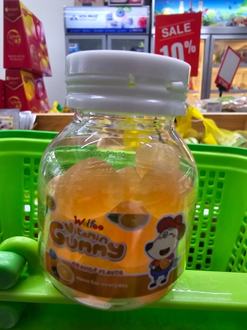 Kẹo dẻo Wolfoo có nhân vị cam 68g