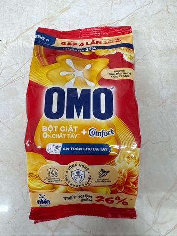 OMO Bột Giặt Comfort Tinh Dầu Thơm Sang Trọng 350g