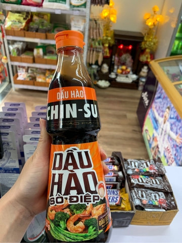 Dầu hào Chin-su sò điệp- chai 820g