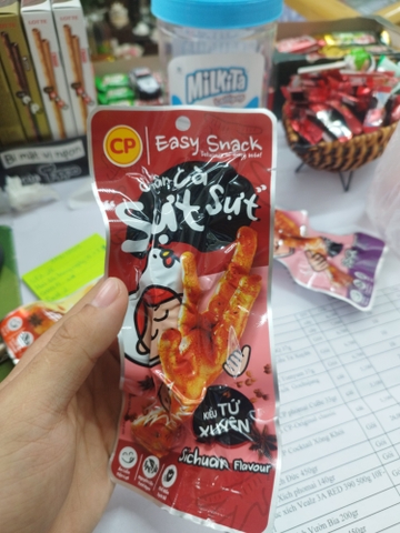 Chân gà sừn sựt vị Kiểu Tứ Xuyên CP - gói 37g
