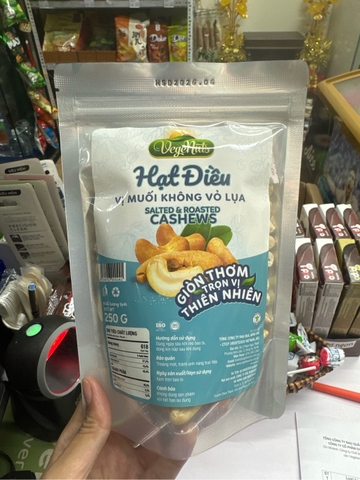 Hạt điều nguyên vị - gói 250g