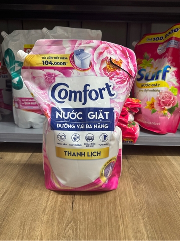 COMFORT Nước Giặt Dưỡng Vải Thanh Lịch - Túi 3.6kg