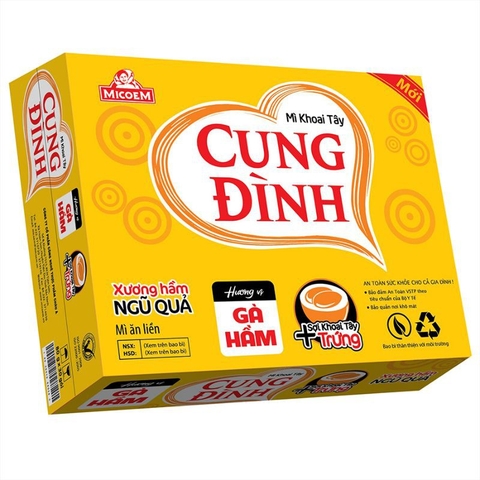 Mì Khoai Tây Cung Đình Gà Hầm - Gói 79g