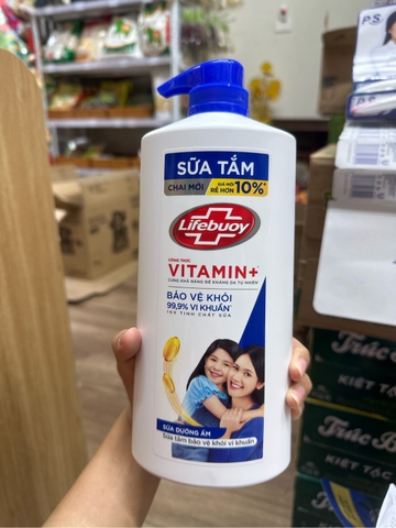 LIFE BUOY Sữa Tắm Sữa Dưỡng Ẩm - chai 800g/899g