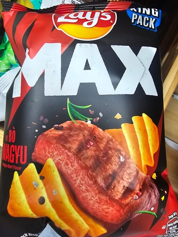 Bim bim Lay's MAX vị bò Wagyu - Gói 42g