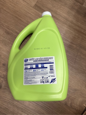 Sunlight Nước lau sàn hương chanh yuzu và sả - can 3.6L