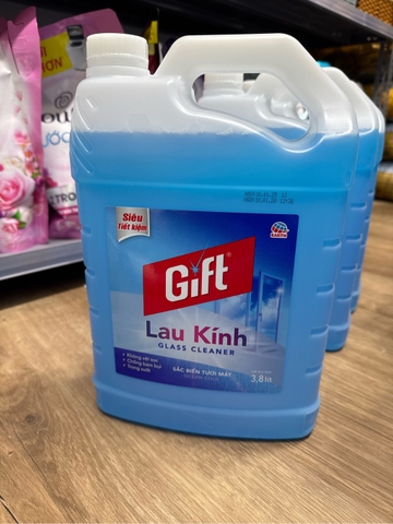 Gift Nước Lau Kính Sắc Biển - Can 3.8L