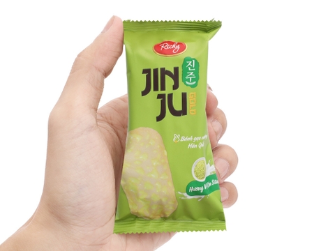 Bánh gạo Junju Cốm sữa - Túi 16 gói
