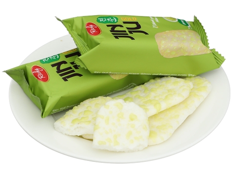 Bánh gạo Junju Cốm sữa - Túi 16 gói