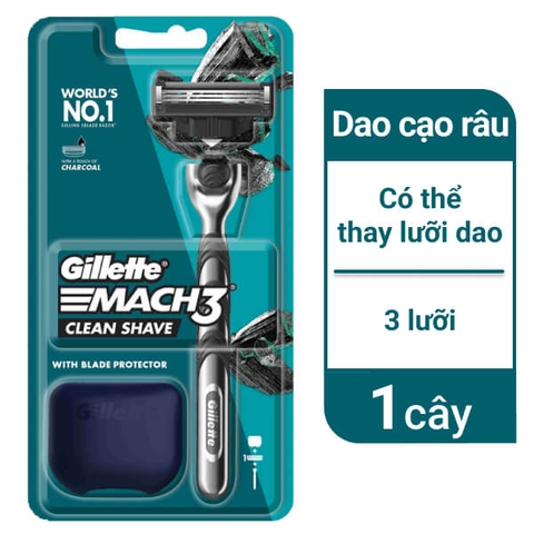 Dao Cạo Râu Gillette Mach 3 Clean Shave