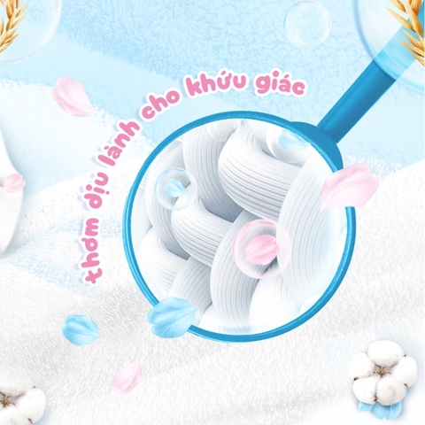 Comfort nước xả dịu nhẹ thơm hương phấn - Túi 3,6Lít