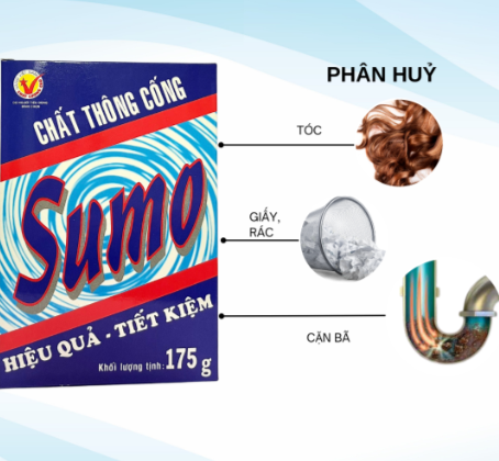 Chất thông cống Sumo - hộp 175g