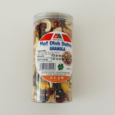 Hạt dinh dưỡng Granola An Phát - Hộp 500g
