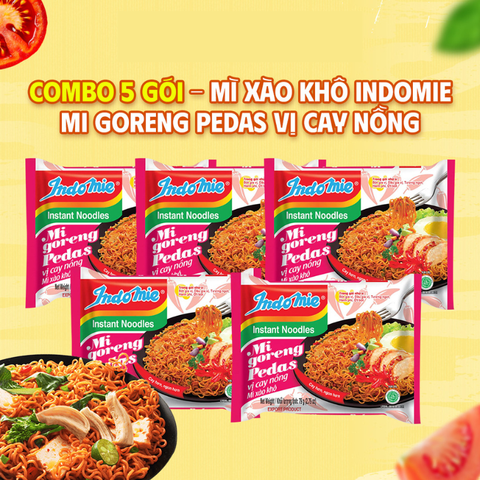 Mì Trộn Indomie Vị Cay Nồng - Gói 79g