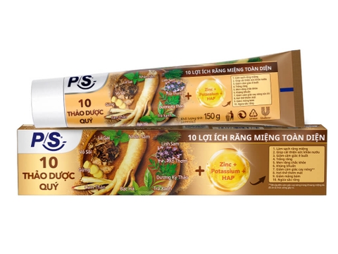 P/S kem đánh răng thảo dược - hộp 150g