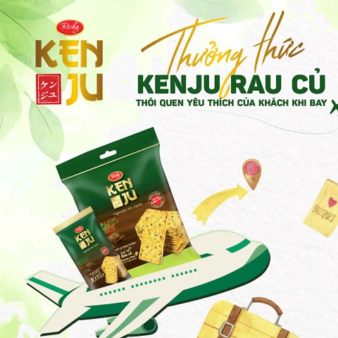 Bánh Kenju rau củ Richy - Túi 192g