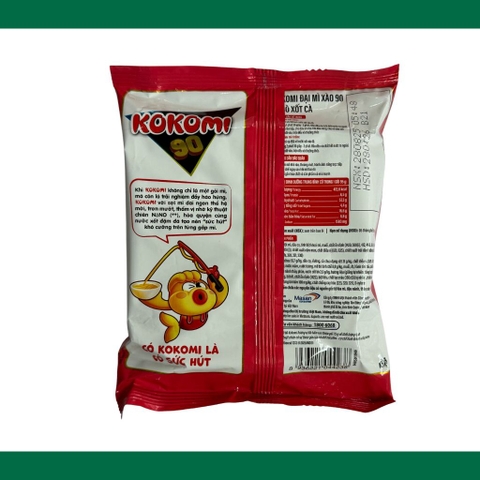 Mì Kokomi 90 Xào Bò xốt cà - gói 95g