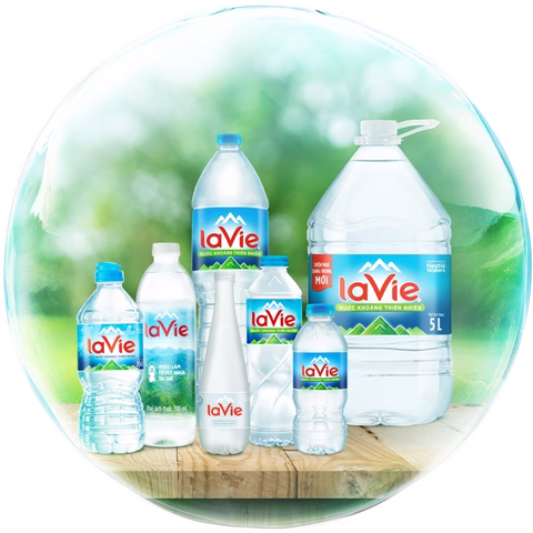 Nước khoáng LaVie - can 5L
