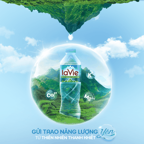 Nước khoáng LaVie - chai 500ml
