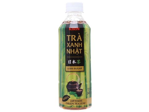 Trà xanh Nhật Kirin ít đường - Chai 345ml