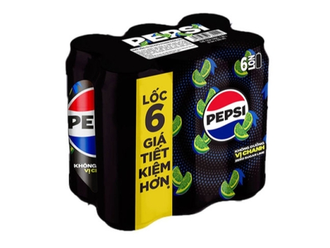 Nước ngọt Pepsi chanh không đường - lon 320ml
