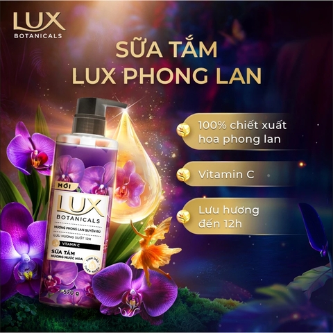 LUX Sữa Tắm Botanicals - Chai 570g