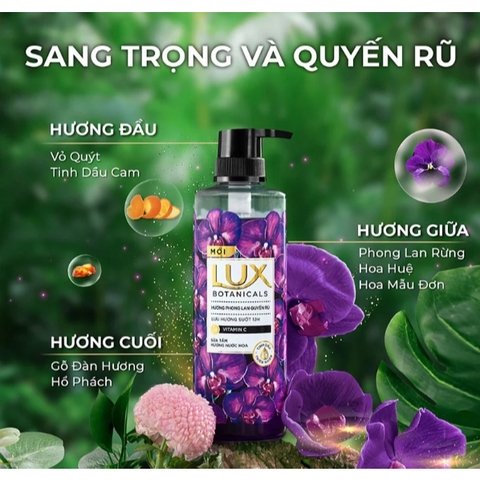 LUX Sữa Tắm Botanicals - Chai 570g