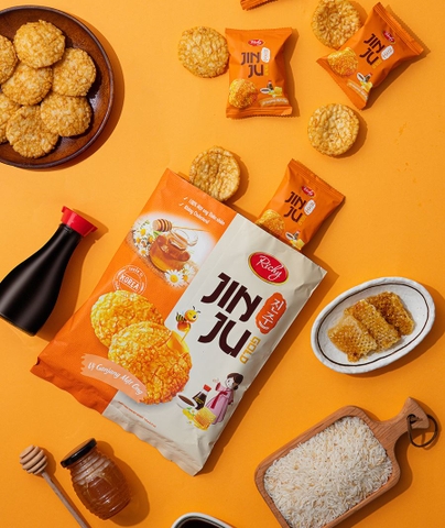 Bánh gạo Junju mật ong- Túi 16 gói
