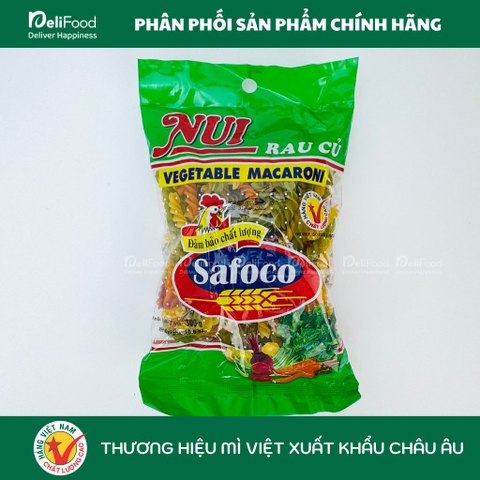 Nui ống - Nui Maccaroni - Nui Rau Củ Safoco