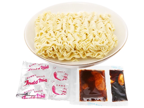 Mì Trộn Indomie Xào Khô Vị Bò Cay - Gói 91g