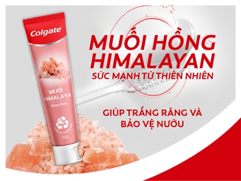 Kem đánh răng Colgate Muối hồng - hộp 180g