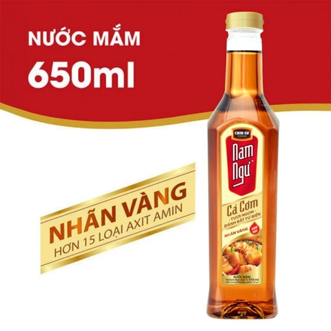 Nước mắm Nam Ngư nhãn vàng - chai 650ml