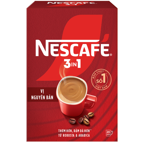 Cà phê sữa NesCafé 3 in 1 đậm đà hài hòa - Hộp 320g