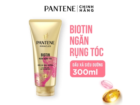 Dầu Xả Pantene Biotin Ngăn Rụng Tóc - Tuýp 300 ml