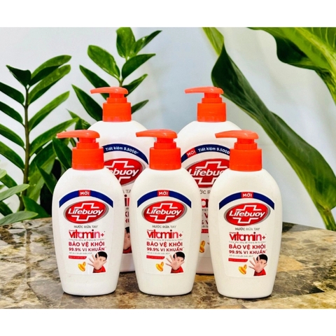 LIFEBUOY Nước Rửa Tay Bảo Vệ Vượt Trội 10X - chai 180g