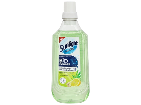 Nước lau sàn SUNLIGHT BIOSHIELD Hương Chanh Yuzu & Sả - Chai 1kg