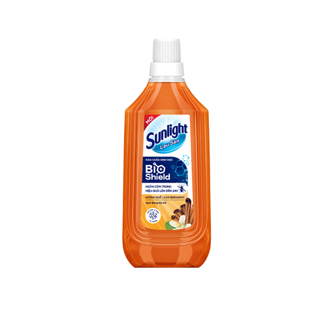 Nước lau sàn SUNLIGHT BIOSHIELD Hương Quế & Cam Bergamot 1kg