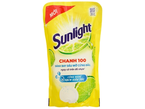 Nước rửa chén SUNLIGHT Chanh mới - túi 750g